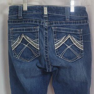 Ariat R.E.A.L. Whipstitch Slim Bootcut Jeans Women's 27R